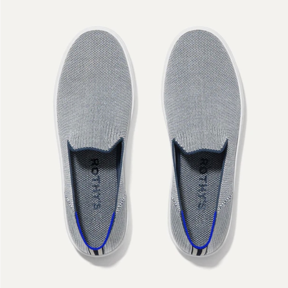 Rothy’s original slip on sneaker size 6.5 in EUC in anchor